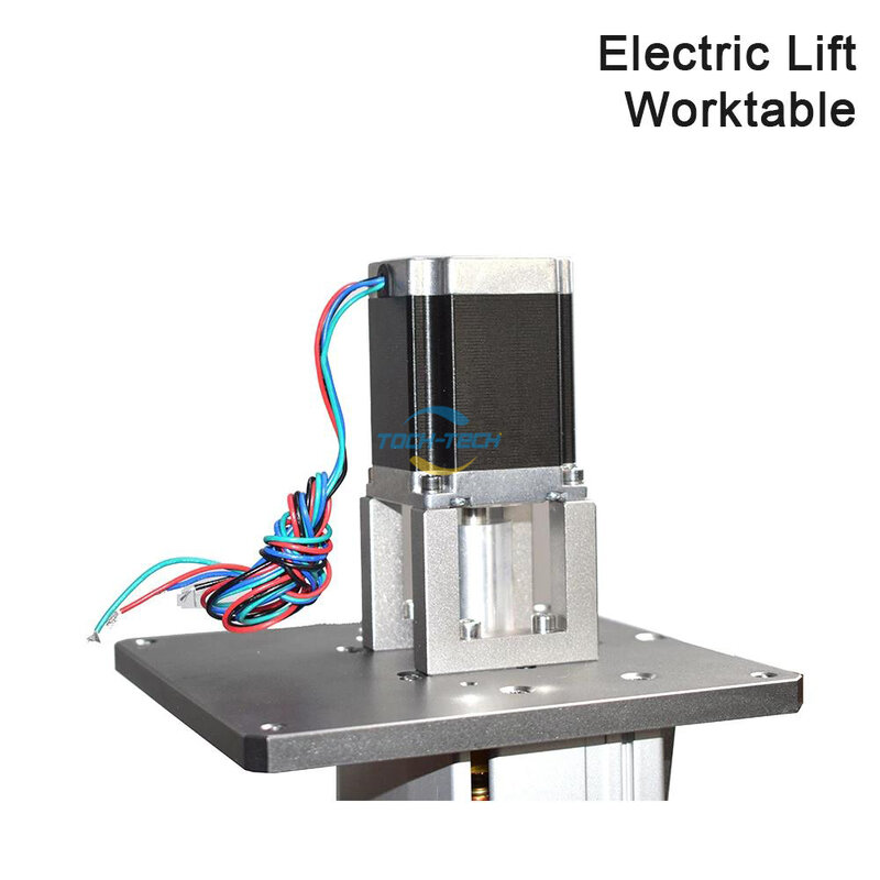 Table de travail à élévateur électrique pour machine de marquage laser, machine de marquage laser, pièces de rechange