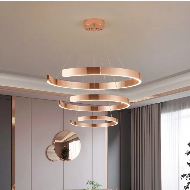 Modern Simplified Led Pendant Lights for Living and Dining Room Kitchen Food Tables Bedroom Chandelier Home Decor Light Fixture