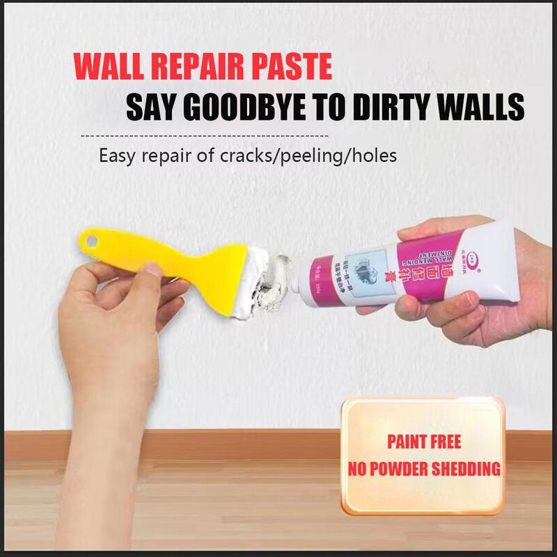 2022 agen penambal dinding baru 100g krim perbaikan dinding mengembalikan cepat kering dengan Mouldproof Scraper Patch cat berlaku M1U2