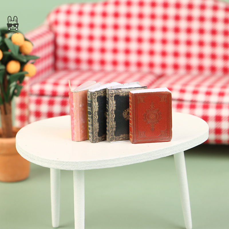 Mini Boek Livre Note Books 모델 장난감 미니어처 아이템, 인형 집 가구 액세서리, Ob11 Bjd 1/12 인형 집용
