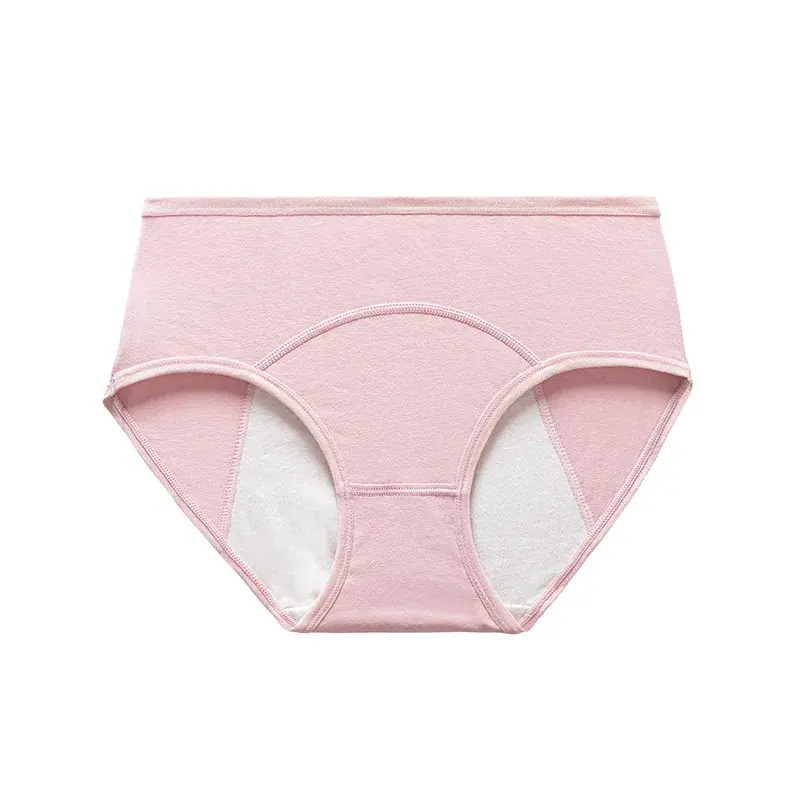 New Women's Panties Large Size Cotton Physiological Panties Female Menstrual Leakage Prevention Comfortable Breathable Panties