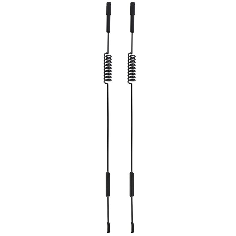 2x rc rastreador metal 160mm antena decorativa para 1:10 rc rastreador axial scx10 90046 traxxas Trx-4 rc4wd d90 d110