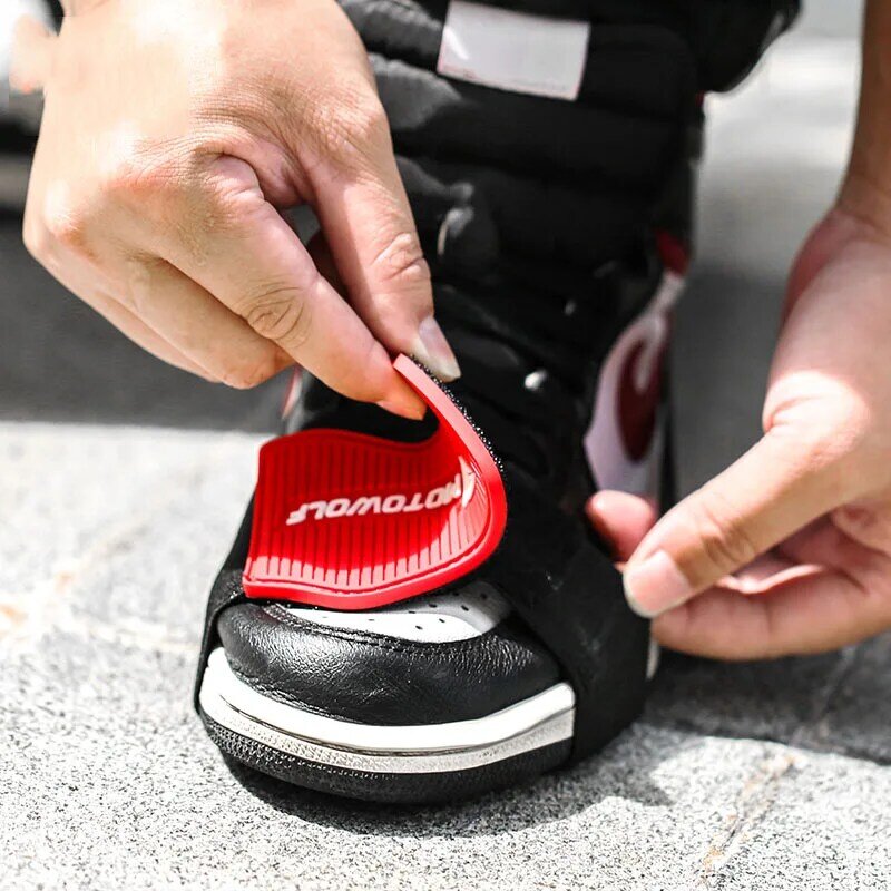 Резиновая Защитная подкладка для мотоциклетной обуви, противоскользящая защита для рычага переключения передач