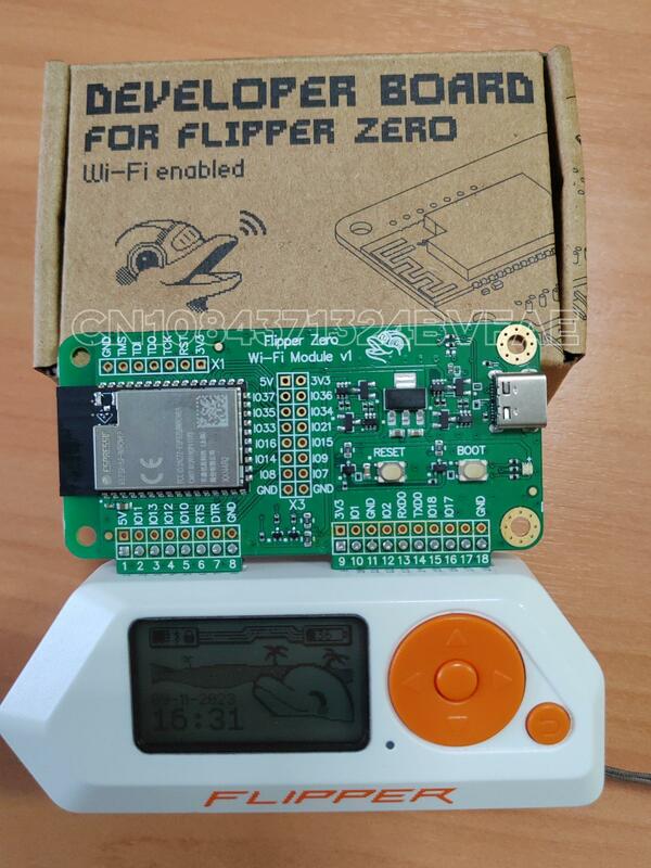 Original imported Flipper Zero electronic pet dolphin is an open-source multifunctional tool for geek programming