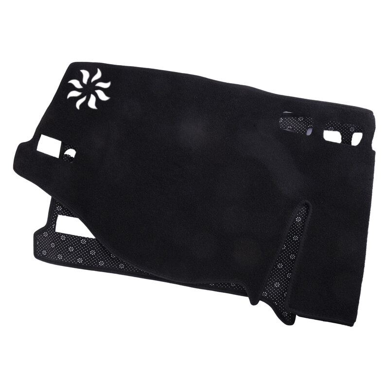 Автомобильный Черный нескользящий коврик из полиэстера для приборной панели, коврик для приборной панели, защитная Накладка для Toyota RAV4 MXAA52 GXL GX 2019 2020-2023 LHD