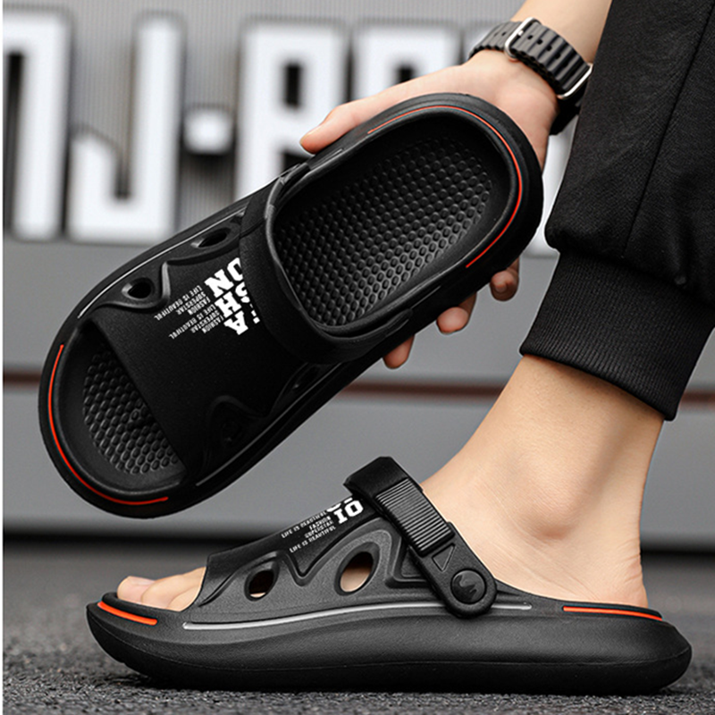 2024 New Summer Men Sandals Casual Shoes Slippers For Men Fashion Outdoor Slides EVA Soft Comfortable Beach Slippers