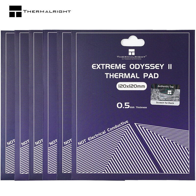 Neue Ankunft Thermalright EXTREME ODYSSEY II Thermische Pad, 14,8 w/mk, Integrierte Chip, video Speicher Wärme Disspation,120x120MM