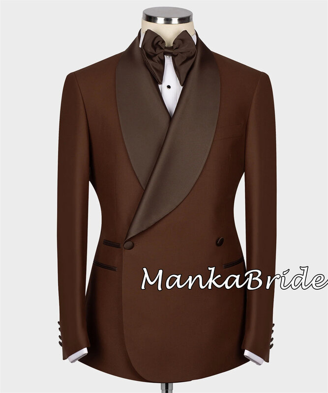 Ternos for Men Classic  Groom Tuxedo for Wedding 2pcs Blazer Pants Formal Party  Business Office Male Suit Set