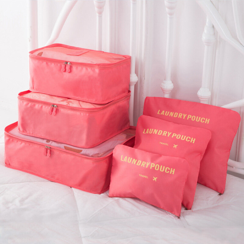 Travel Organizer Opbergtas Set Voor Kleding Tidy Organizer Garderobe Koffer Pouch Travel Organizer Bag Verpakking Cubes Cube Bag