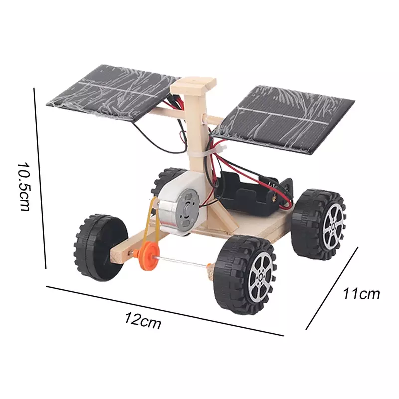 Kit de montaje de modelo de coche Solar DIY, Mini enseñanza, aprendizaje STEM, proyecto escolar para estudiantes, experimento de ciencia, juguete educativo para niños