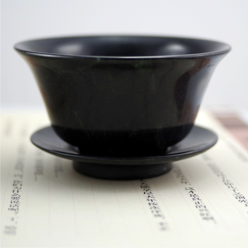Natural Medicine Wang Shi Tea Set Three-piece Tea Cup Set Medicine Wang Shi Water Cup