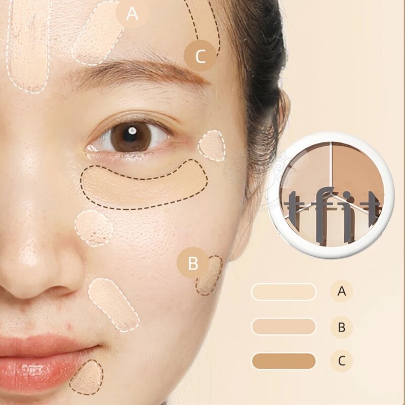 TFIT Concealer Palette trucco professionale Face Eye Contour Face Spot Concealer Dark Circle correzione trucco viso per tutte le pelli