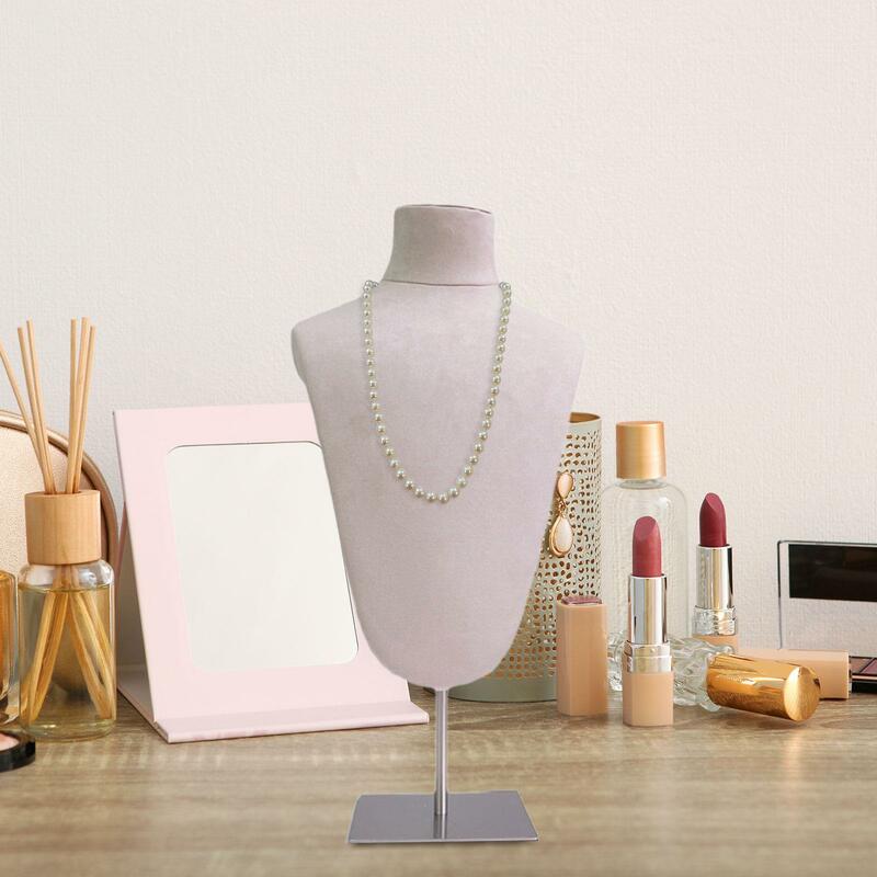 Necklace Display Bust Stable Jewelry Organizer Pendant Chain Display Holder