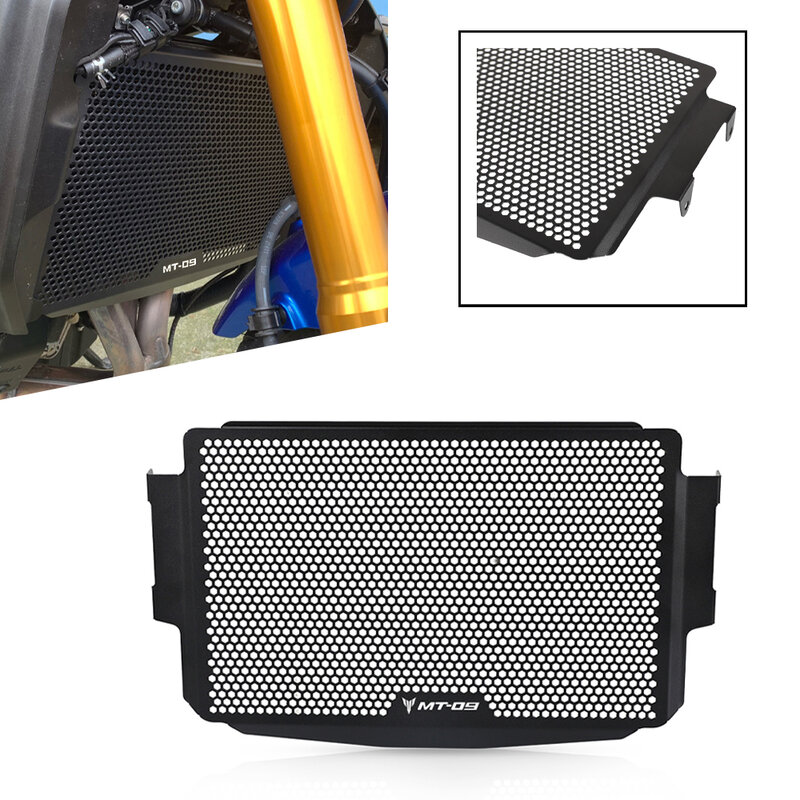 Motocicleta Radiator Grille Guard Protector Cover, YAMAHA MT-09, MT 09, XSR900, XSR 900, TRACER 9, 900 GT, 2021, 2022, 2023