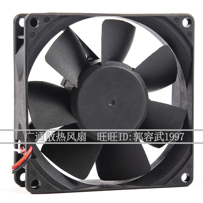 New original KDE1208PTB3 12V 1.4W 8cm 8025 2-wire ultra silent chassis axial flow cooling fan