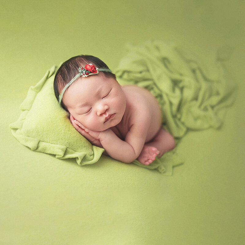 Bebê recém-nascido Photo Shoot Outfits, Adereços Fotografia, Stretch Blanket, Respirável e Pele-Friendly Wraps