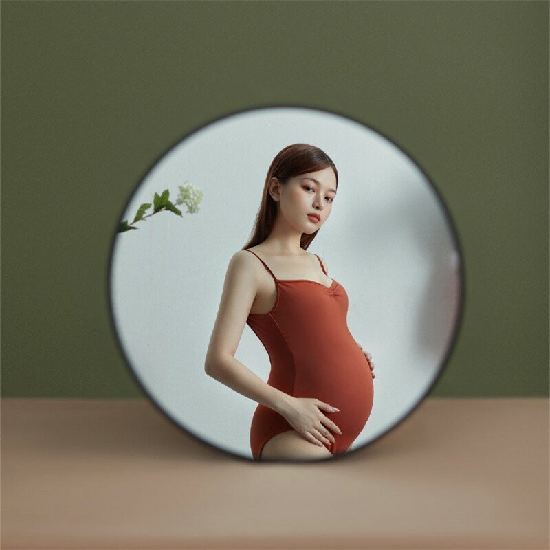 Sexy maternidade fotografia bodysuits cor sólida sem mangas com decote em v bodysuits grávidas sling gravidez foto shoot macacões novo