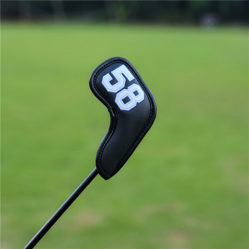 Hebilla magnética para hierros de golf, cubierta impermeable de cuero PU, 48, 50, 52, 54, 56, 58, 60 cuñas, accesorios para deportes al aire libre, novedad