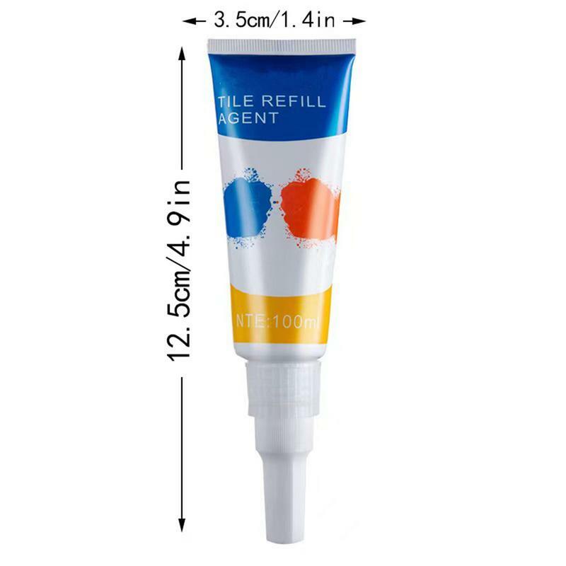 100ml Repair Agent Waterproof White Tile Refill Grout Pen Mouldproof Filling Agents Wall Porcelain Bathroom Paint Cleaner