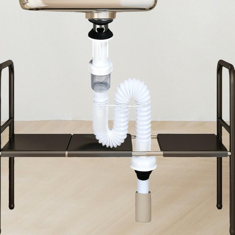 Kitchen Sink Drain Pipe Extension Drainage Pipe for Home Bathroom Hotel