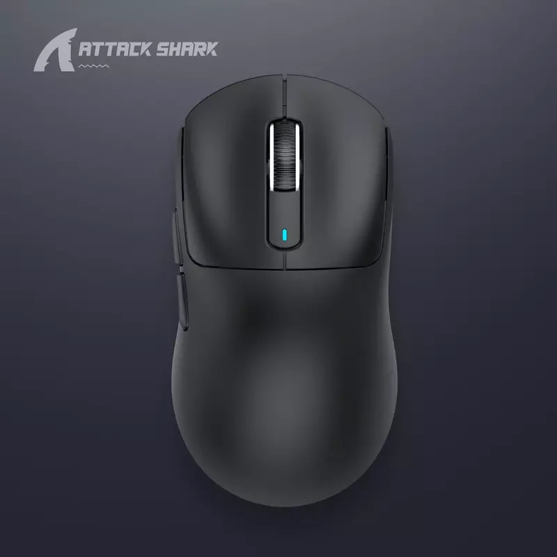 Attack Shark X3-ratón inalámbrico de 3 mdoe para Gaming, ligero, Bluetooth, con cable, Paw3395, accesorio para PC y portátil, regalo