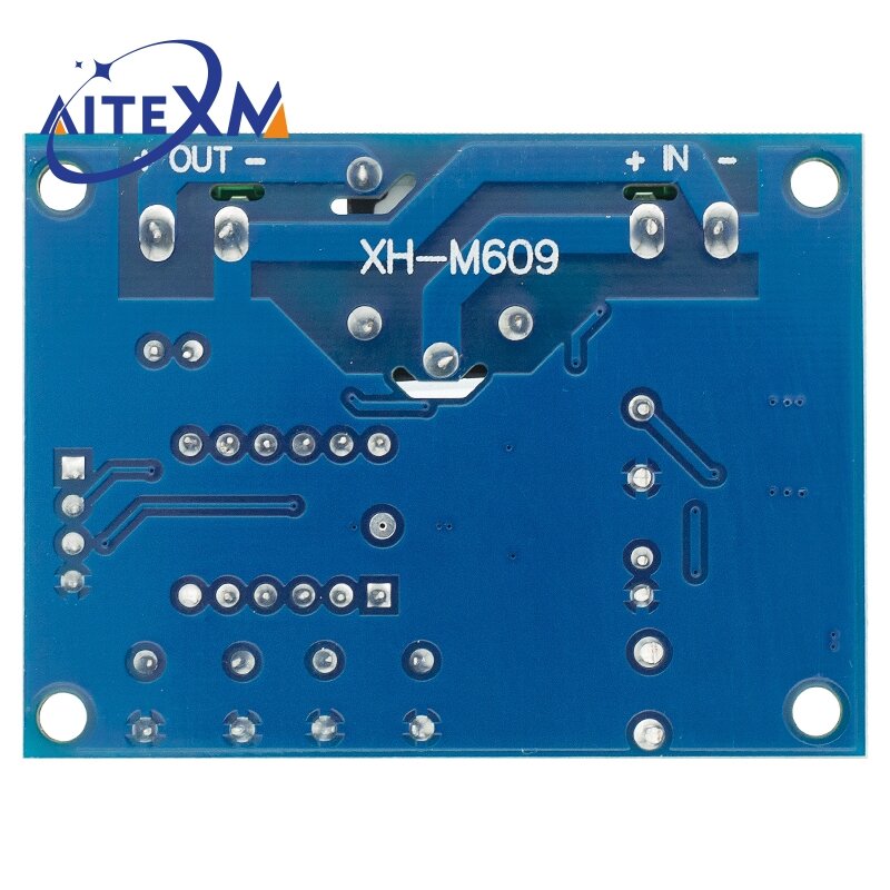 1 pces XH-M609 dc 12v-36v carregador módulo de sobredescarga de tensão proteção da bateria precisa de proteção de subtensão placa do módulo