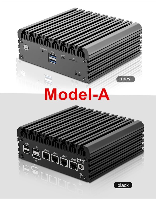 2.5g mini roteador macio n6005 n5105 quad core nvme ssd 4x intel i226-V nics tpm2.0 hdmi2.0 dp tipo-c opnsense firewall roteador pc