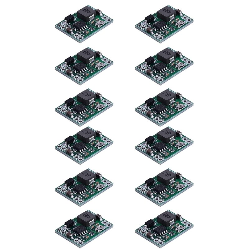 ステップダウン電源モジュール、arduino、lm2596、lm2596、dc、mp1584、3a、24v、12v、5v、3v、12pcs用の調整可能なバックコンバーター