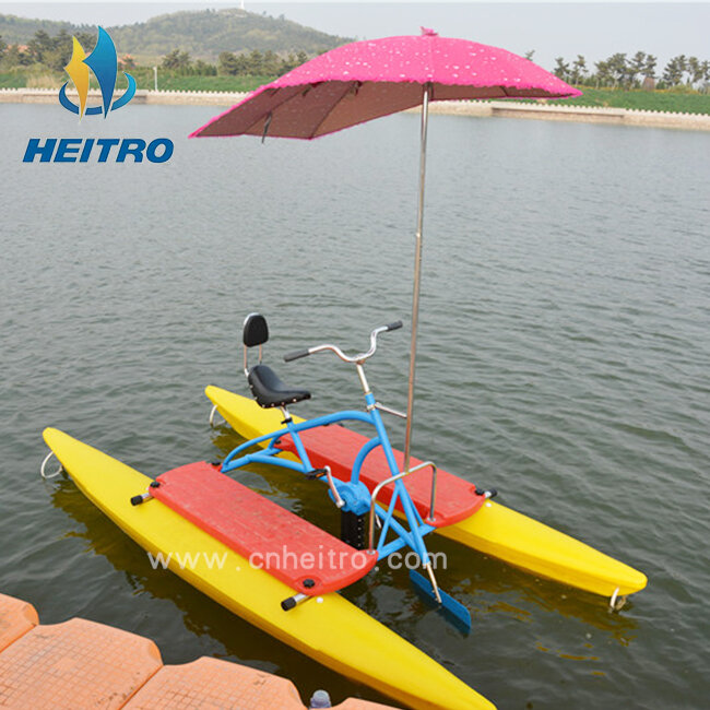 Factory price water bicycle water park equipment/water pedal bikes for sale