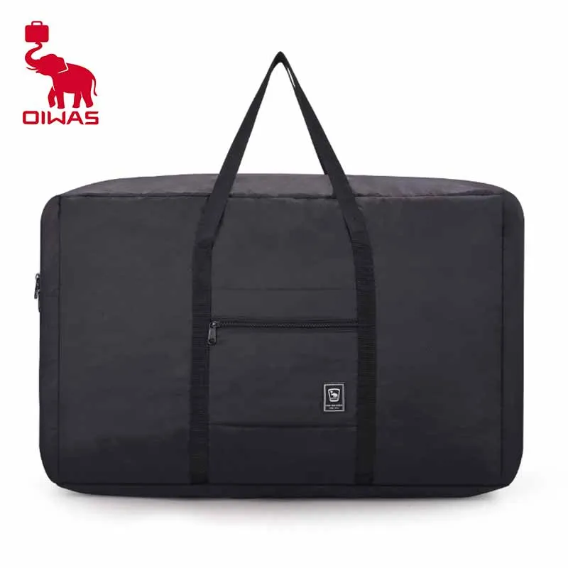 OIWAS 남녀공용 접이식 휴대용 여행 가방, 대용량, 출장 방수 핸드백, 여행 가방