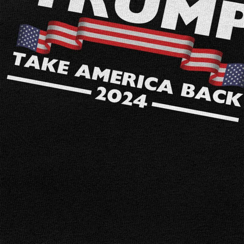 T-shirt manches courtes homme 2024 coton, beau Trump 100%, US, America, retour aux États-Unis, imprimé graphique