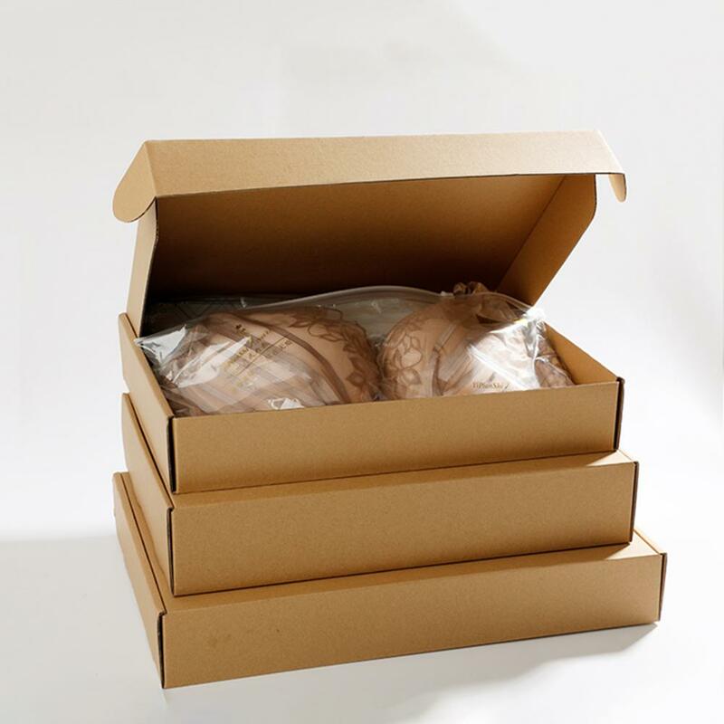 Caja de embalaje de cartón rectangular, práctica, duradera, multifuncional, resistente, para Express