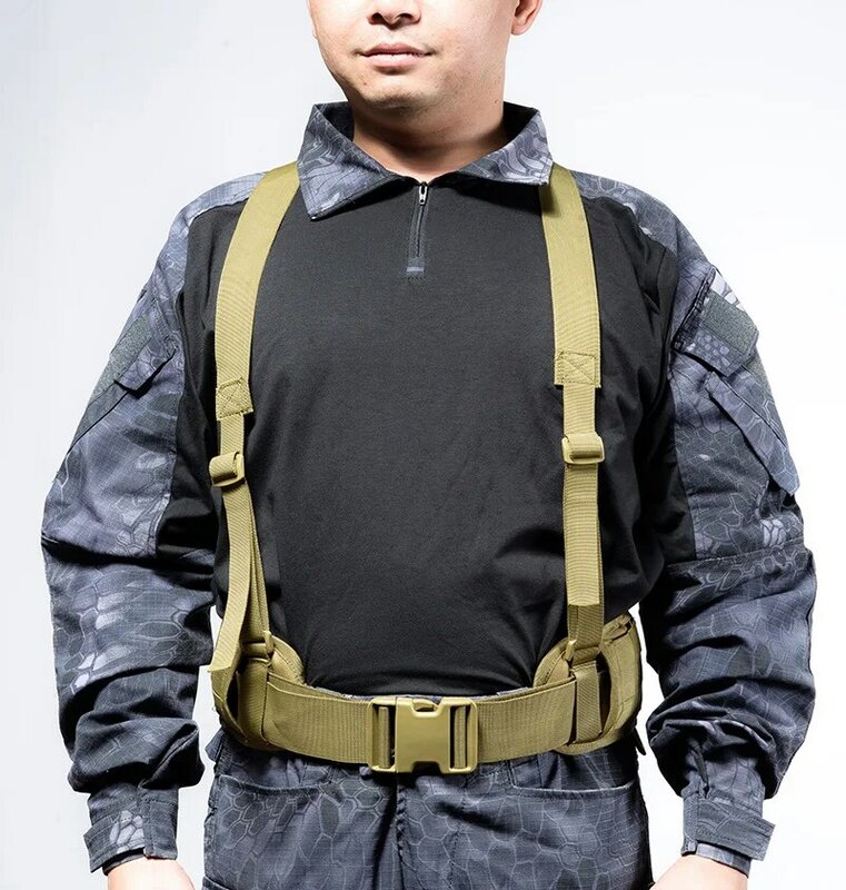 Tattiche militare Molle cintura esercito speciale cintura larga da uomo comodo combattimento morbido imbottito regolabile