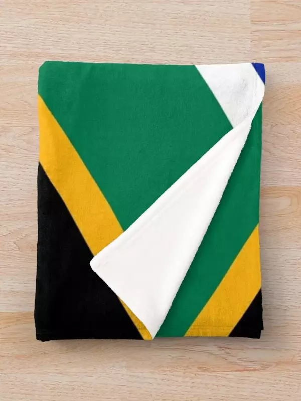 ผ้าห่มโยนธงแอฟริกาใต้ผ้าห่มตกแต่งโซฟาผ้าห่มตกแต่ง