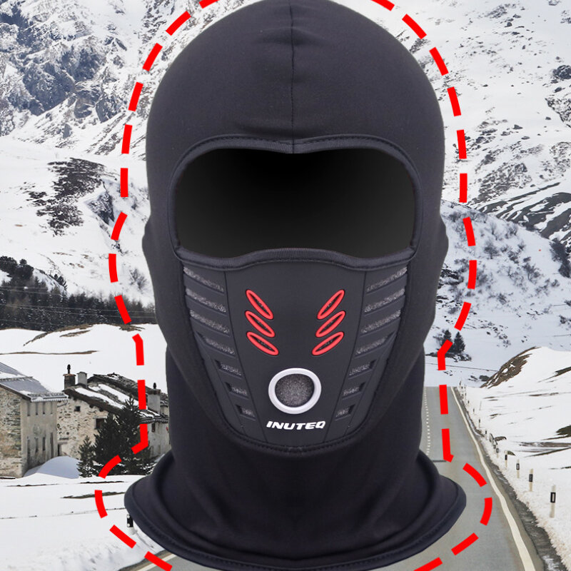 Summer Winter Warm Fleece Motorcycle Face Mask Anti-dust Windproof Full Face Cover breathable Hat Neck Helmet Mask Balaclavas