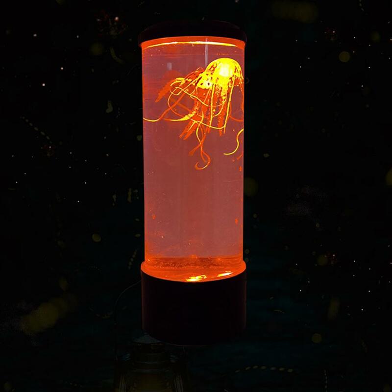 Fantasia Led Jellyfish Lâmpada Usb Cor Mudando Atmosfera Night Light Para Casa Quarto Sala Decoração
