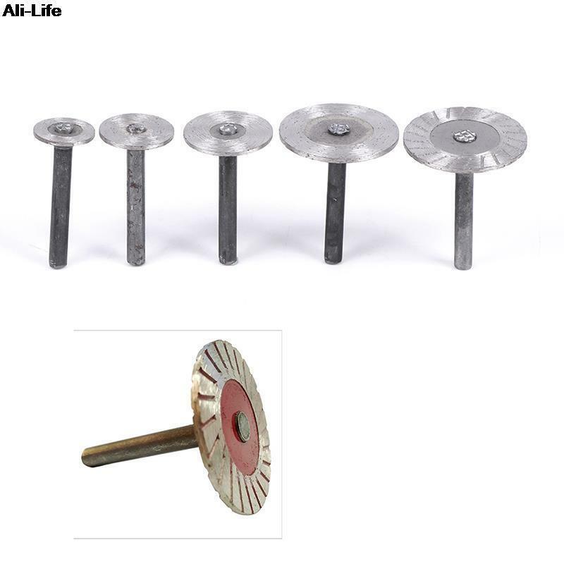 6mm Shank Circular Saw Blades Wood Metal Stone Cutting Blade Discs With Mandrel Rotary Diamond Turbo Disc Granite Marble