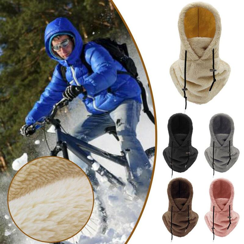 Windproof Capuz Ajustável Ski Máscara, Balaclava para Tempo Frio, Warm Hood Cover, Chapéu, Tampas de Inverno, Cachecol, A6N5