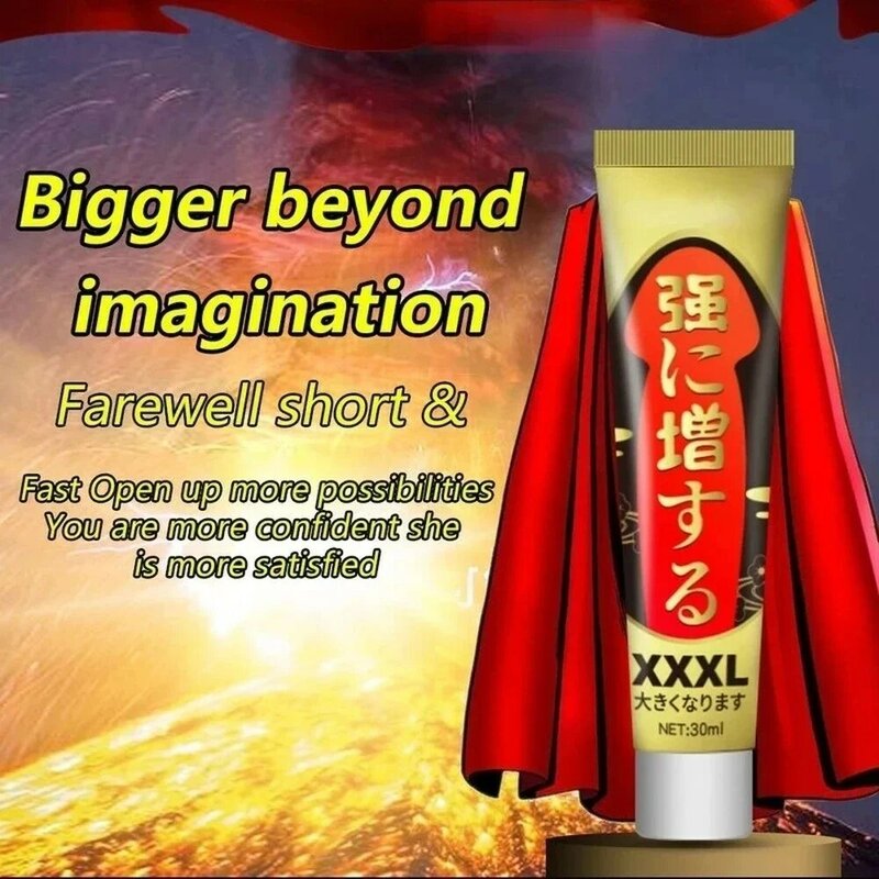 Big Dick Penis Enlargement Cream Sex Gel 30ml Increase Size Male Delay Erection Cream for Men Growth Thicken Adult Products