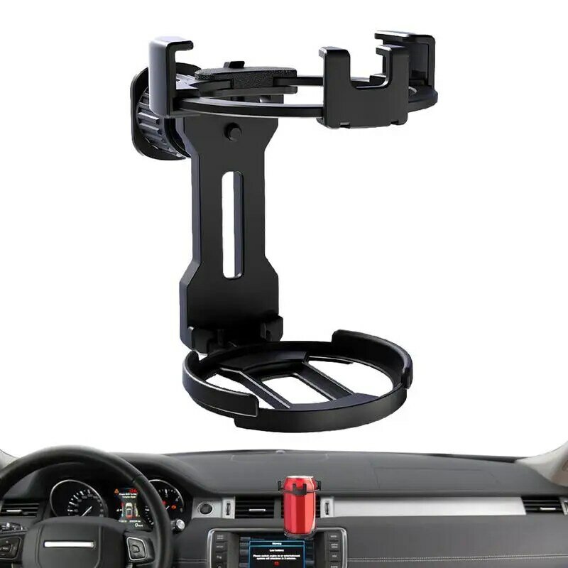 Auto Dashboard Cup Houder Lange Arm Zuig Mobiele Cel Ondersteuning Voor Ontluchter 2in1 Opvouwbare Drinkstandaard Adapter 360 Graden Rotatie