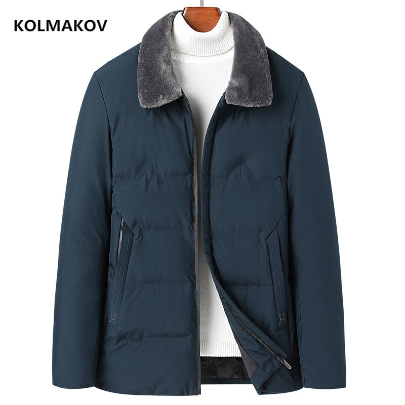 2024 new arrival winter jacket fashion Parka Coat MenThick Warm Mens Classic Windproof Male Parkas M-4XL MY019
