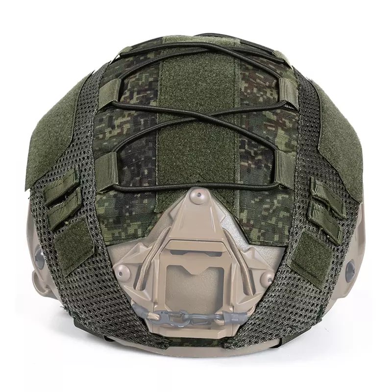 Cubierta de casco de camuflaje para ops-core PJ/BJ/MH, cubierta de casco rápido, caza militar táctica, juego de guerra CS, deporte al aire libre