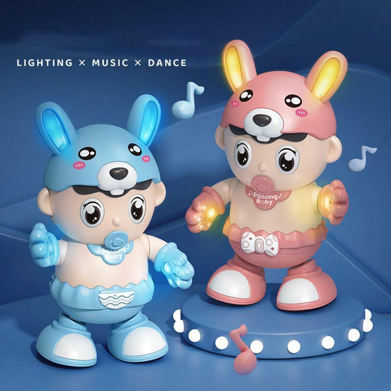 Dancing Robot Toy Electric Robot Kids Dancing Toy With LED Lights Children Educational Toys Dance Music Gift For Boys Girls