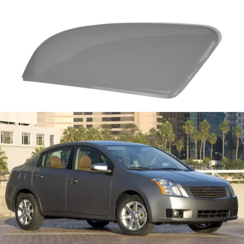 Cubierta de espejo retrovisor gris, tapa de espejo lateral izquierdo, conductor derecho, pasajero para Nissan Sentra 2007, 2008, 2009, 2010, 2011, 2012, 96302ET03