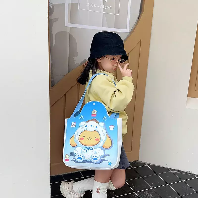 Sanrio neue Hallo Kitty Kinder Single-Shoulder-Tasche Cartoon leichte süße Cross body Mode Mädchen Clow m tragbare trend ige Tasche