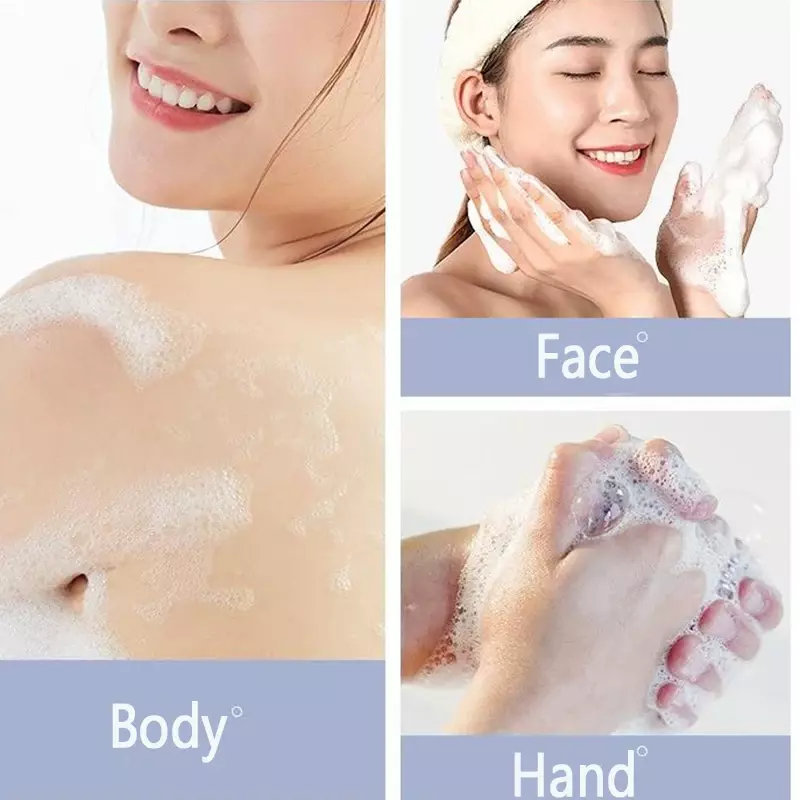 Jabón blanqueador hecho a mano para el cuidado de la piel, Limpieza Profunda, hidratante, jabón templado esencial que ilumina la piel, jabón de Ácido Kójico