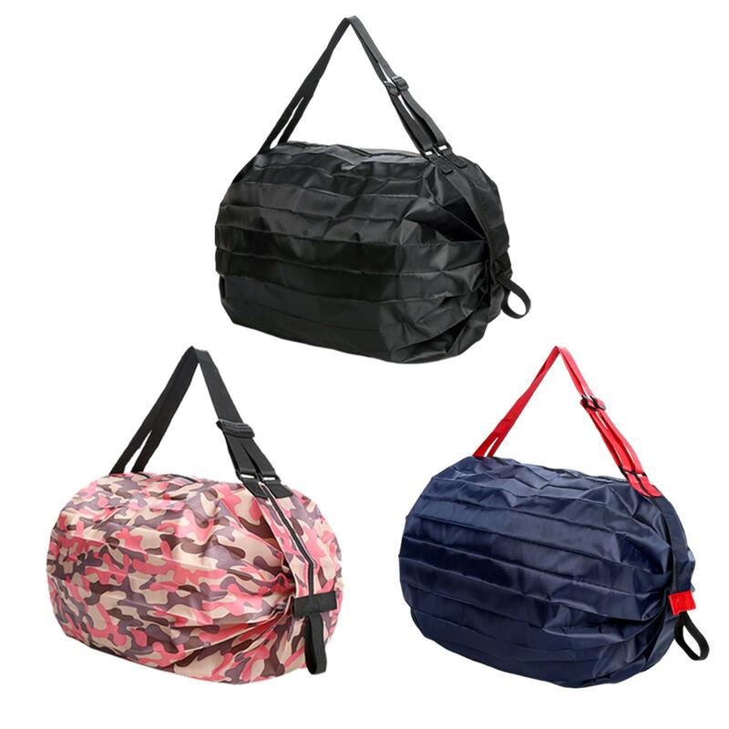 Многоразовая водонепроницаемая сумка для покупок с ручками и застежкой-молнией