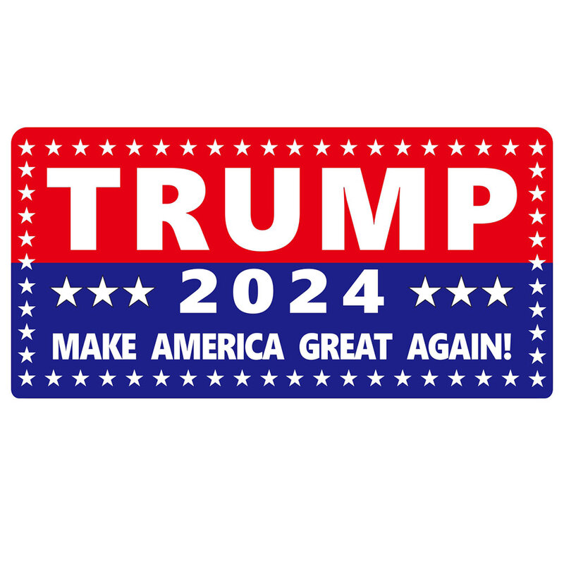 Adesivos de carro grandes letras Trump, fazer a América grande novamente, pára-choques, parede, janelas, uso de geladeira, decalque, 2024, pacote 5