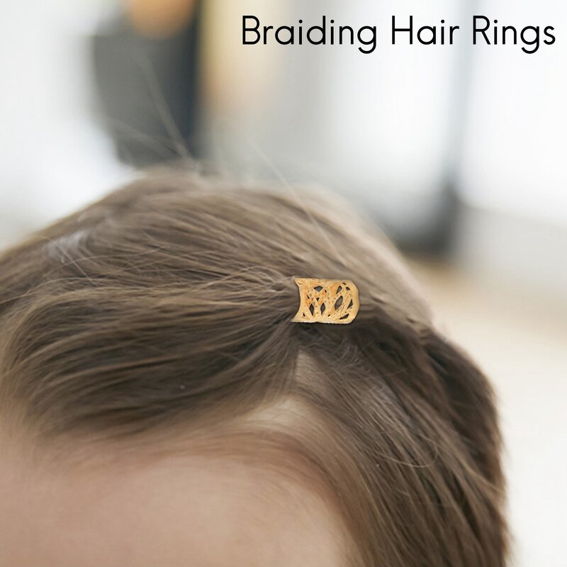Braiding Hair Rings,Hair Jewelry for Women Braid Hair Clip Pendant Rings Headband Accessories,Hair Jewels for Braid Hair