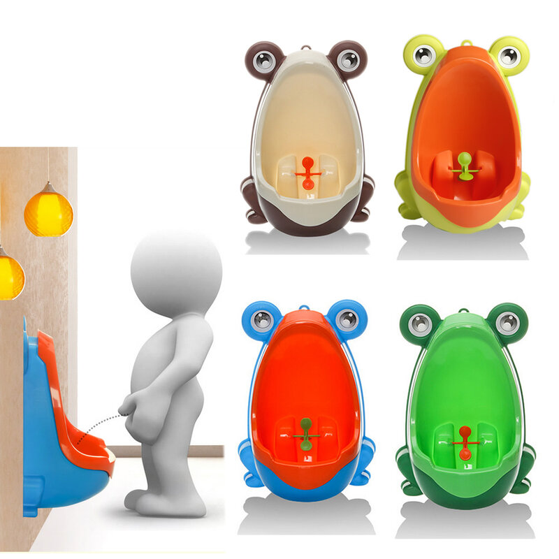 for FROG Plastic Baby Boys Children Pee Potty Toilet Training Kids Urinal Bathro